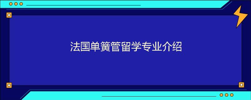 法国单簧管留学专业介绍