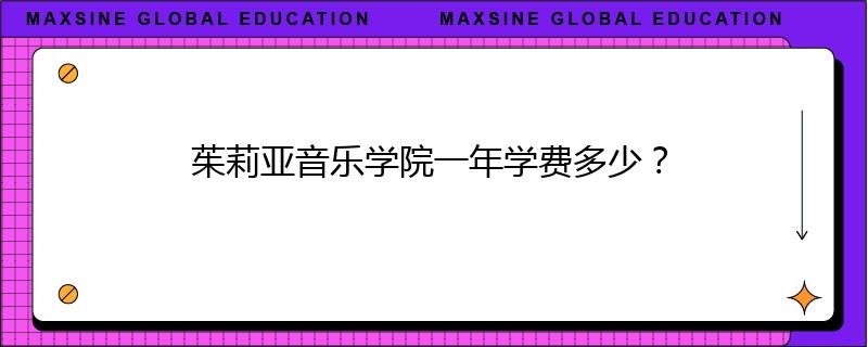 茱莉亚音乐学院一年学费多少？